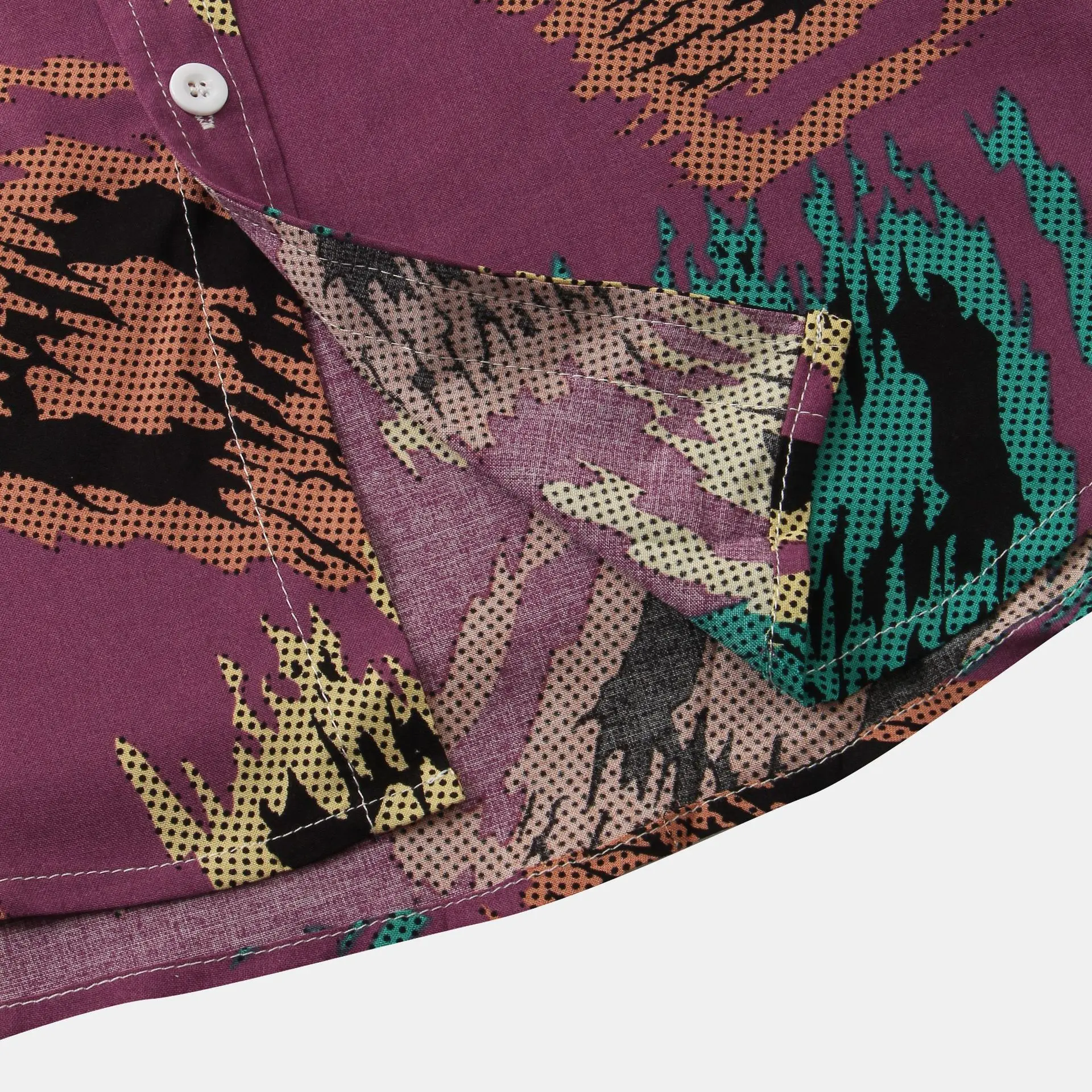 Summer button up shirt for men - Dan Flashes