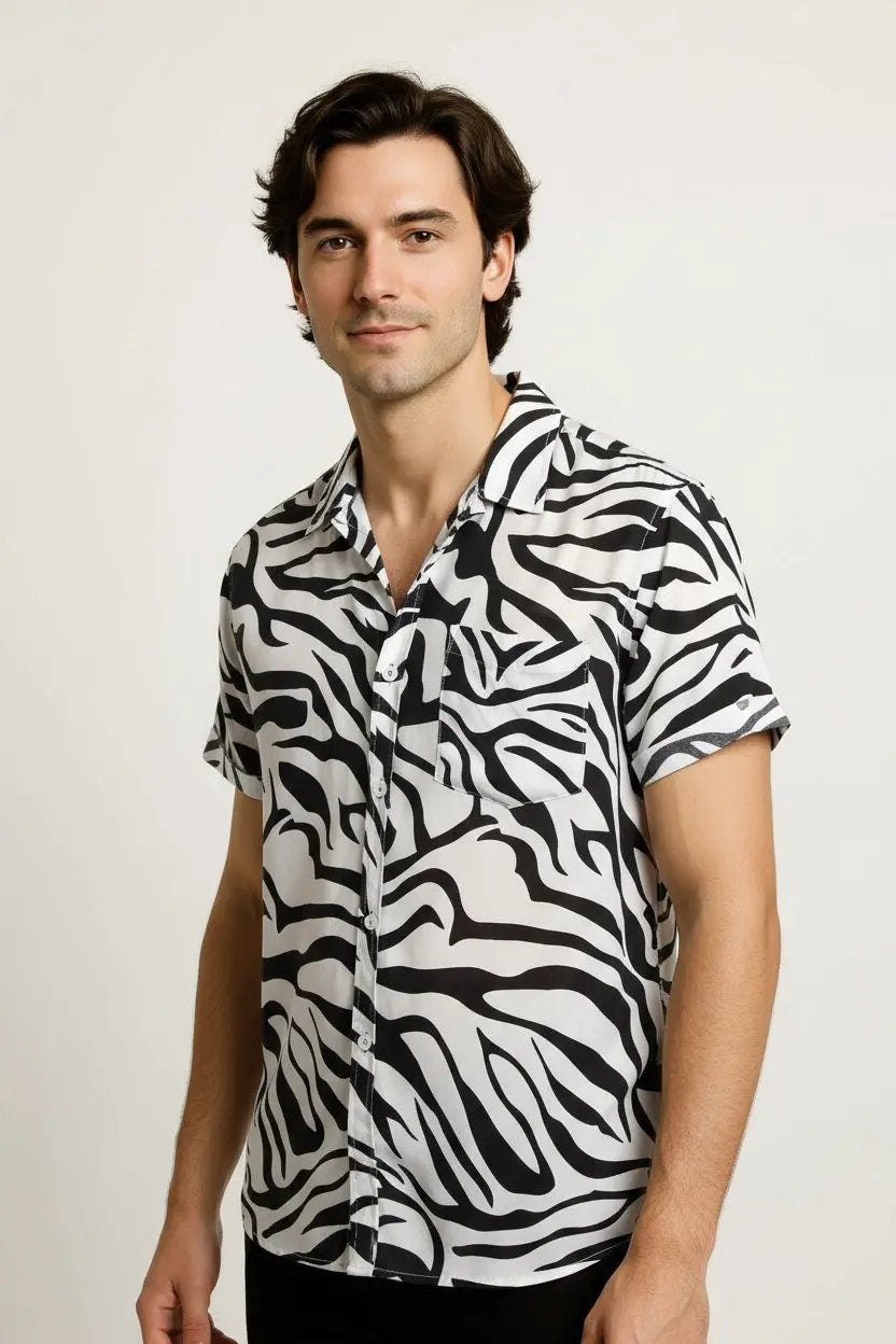 Zebra Print Shirt - Dan Flashes