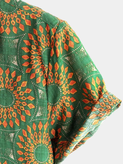 Button up Shirts - Hawaiian Shirts - Beach Shirts - Shirt - Dan Flashes - Green - Button up Shirts - Hawaiian Shirts - Beach Shirts My Store Dan Flashes Shirt