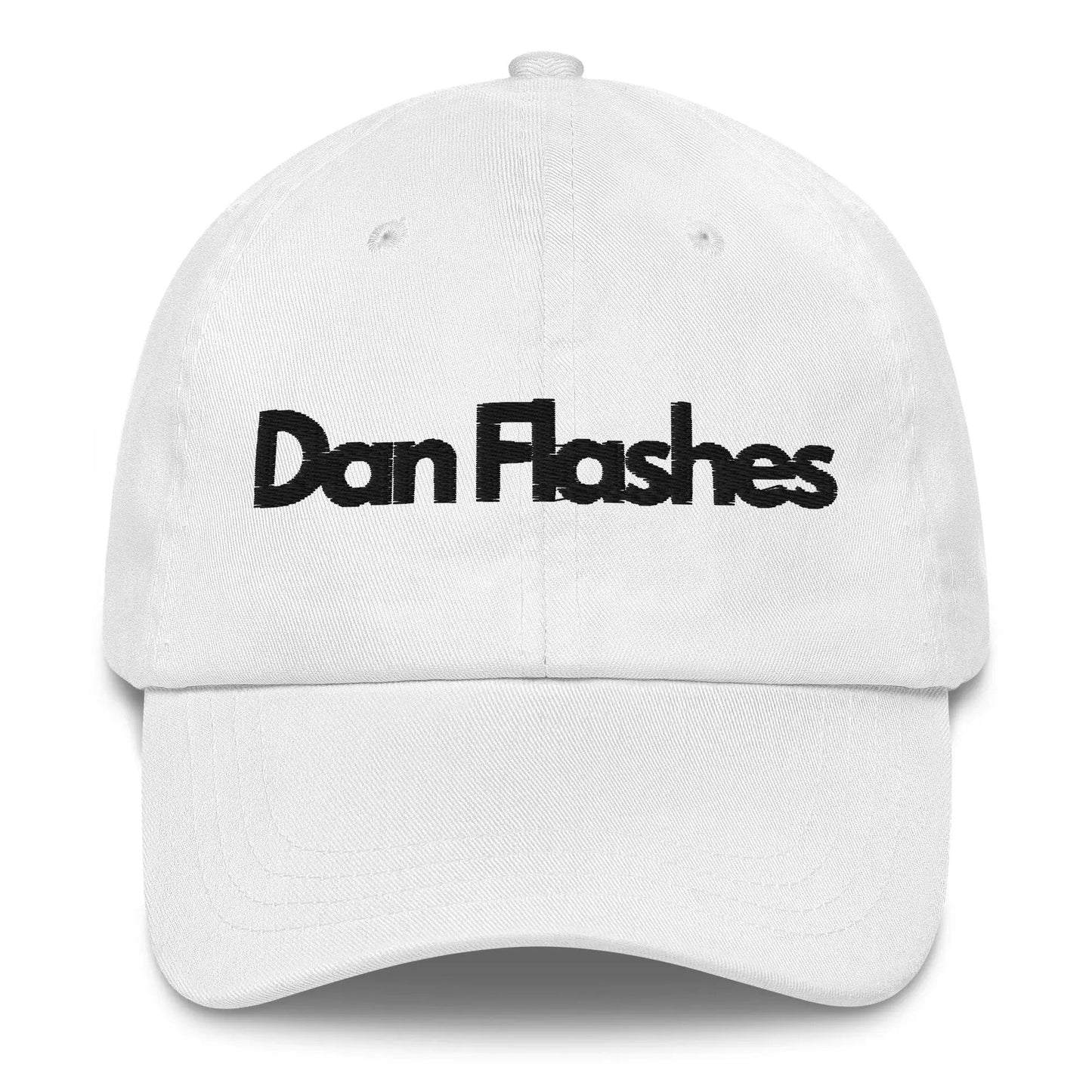 Dan Flashes Ball Cap - Dan Flashes - White - Dan - Flashes - Ball - Cap - Dan - Flashes