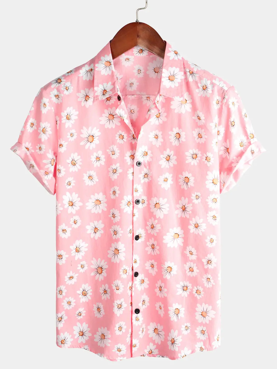 Flower Power - Shirt - Dan Flashes - Pink - Flower Power Dan Flashes Dan Flashes Shirt