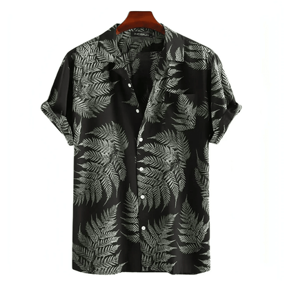 Hawaiian Shirts - Beach Shirts - Shirt - Dan Flashes - Black - Hawaiian Shirts (More Colors) - Dan Flashes - Shirt