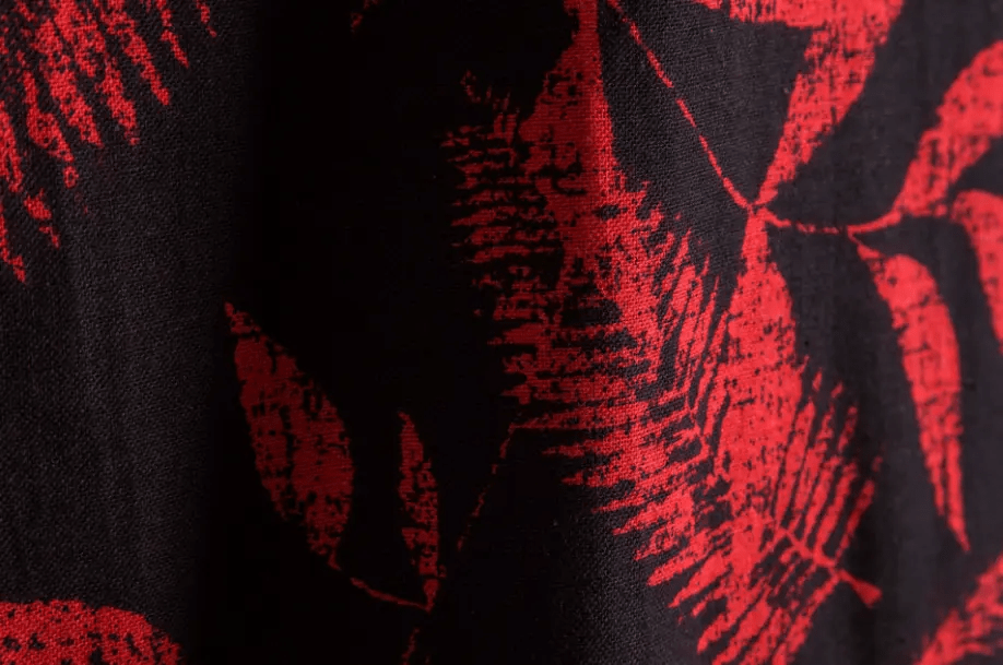 Hawaiian shirts - Black and Red Summer Shirt - Shirt - Dan Flashes - Small - Hawaiian shirts - Black and Red Summer Shirt Dan Flashes