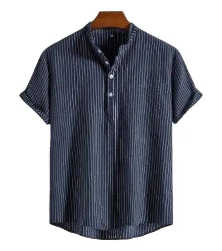 Mens Summer Shirts - Beach Shirts - Shirt - Dan Flashes - Blue - Mens summer shirts - Beach Shirts - Dan Flashes