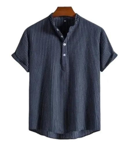 Mens Summer Shirts - Beach Shirts - Shirt - Dan Flashes - Blue - Mens summer shirts - Beach Shirts - Dan Flashes