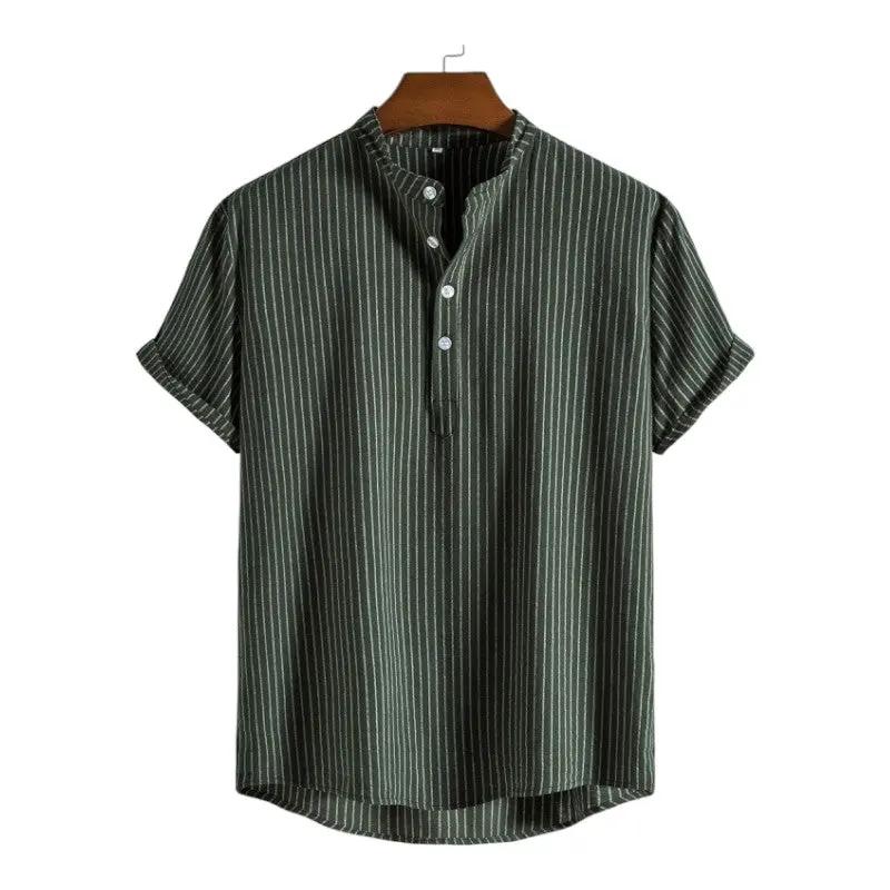 Mens Summer Shirts - Beach Shirts - Shirt - Dan Flashes - Green - Mens summer shirts - Beach Shirts - Dan Flashes