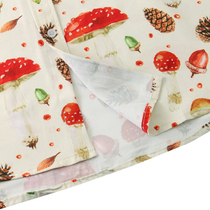 Mushroom Button Up Shirts - Shrooms - Shirt - Dan Flashes - Original - Mushroom button up shirts - shrooms - Dan Flashes