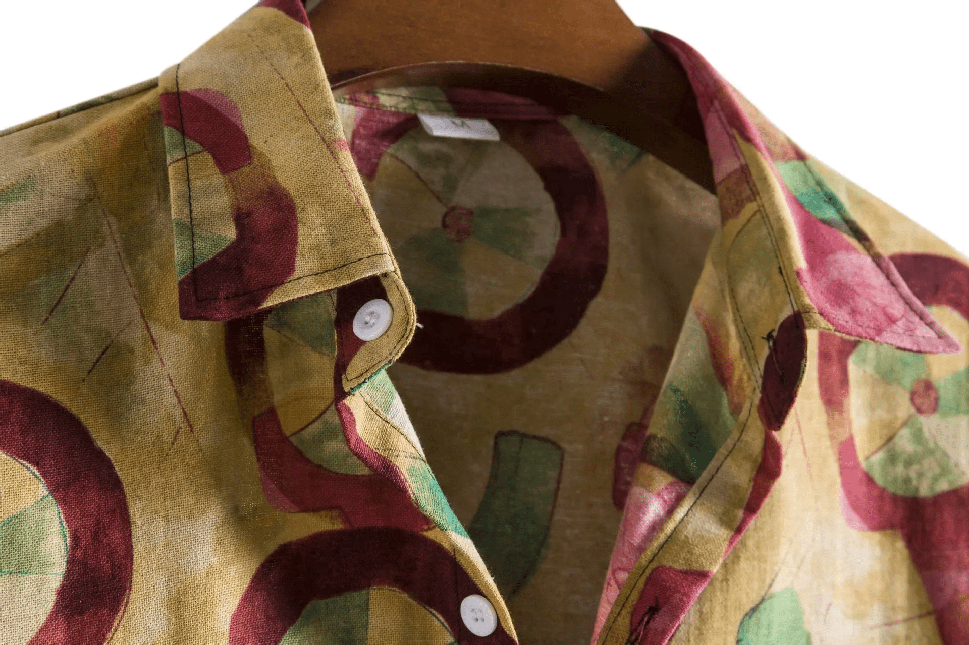 Premium Bamboo Hemp Button Up - Shirt - Dan Flashes - Small - Premium bamboo hemp button up - Dan Flashes
